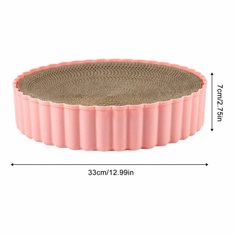 carton-de-zgariat-pentru-pisici-cu-tavita-33-cm-roz [2]