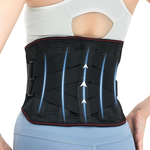 Centura lombara ergonomica premium cu tije metalice si ABS – sustinere avansata pentru spate [8]