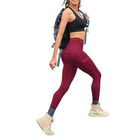 colanti-sport-cu-multiple-buzunare-si-talie-inalta-rosu-marime-m [4]