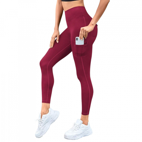 colanti-sport-cu-multiple-buzunare-si-talie-inalta-rosu-marime-m [5]