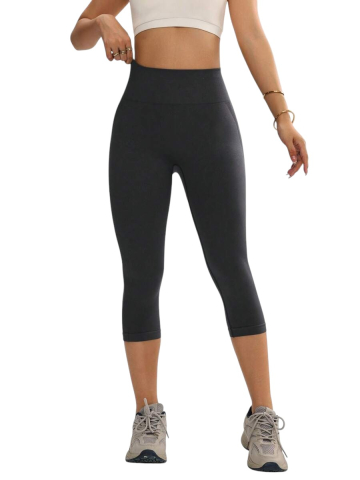 Colanti sport dama 3/4 capri, talie inalta, modelatori, material premium [2]