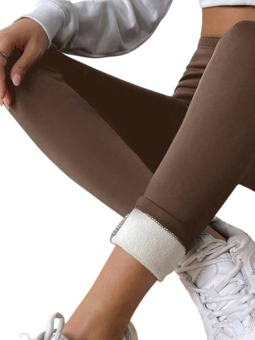 Colanti termici dama cu talie inalta si captuseala fleece [4]