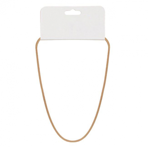 Bijuterii dama - colier-plat-dama-auriu