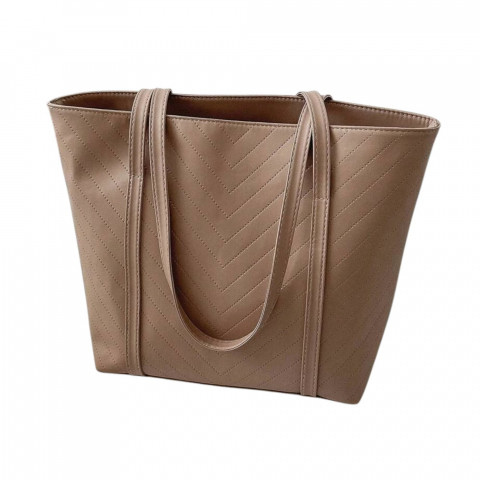 Genti Femei - geanta-de-umar-cu-imprimeu-model-v-si-manere-duble