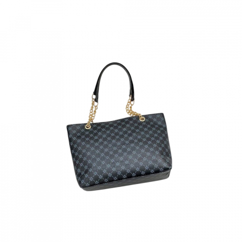 geanta-de-umar-model-imprimeu-geometric-si-lanturi-aurii-negru-27x22x10-cm [4]