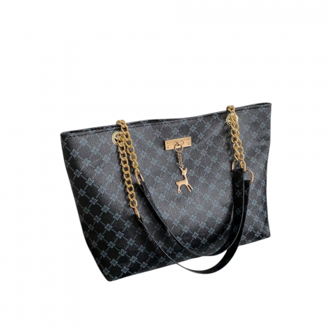 geanta-de-umar-model-imprimeu-geometric-si-lanturi-aurii-negru-27x22x10-cm [5]