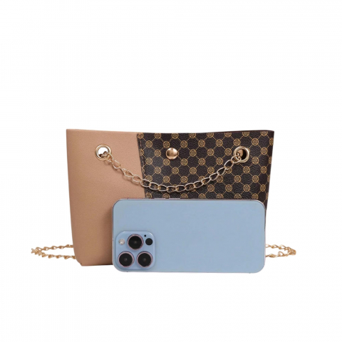 geanta-mini-casual-cu-lant-auriu-design-elegant-bej-maro [2]