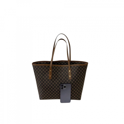 geanta-tote-de-umar-imprimeu-retro-capacitate-mare-maro [3]