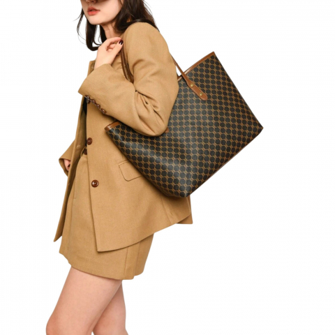 geanta-tote-de-umar-imprimeu-retro-capacitate-mare-maro [1]