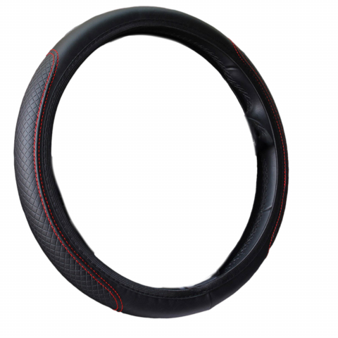 KITURI & UNELTE + AUTO - husa-volan-negru-cu-rosu