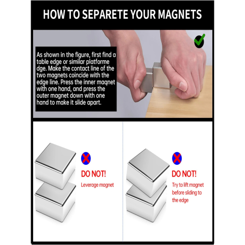 Magnet patrat din neodim – bloc magnetic puternic [8]