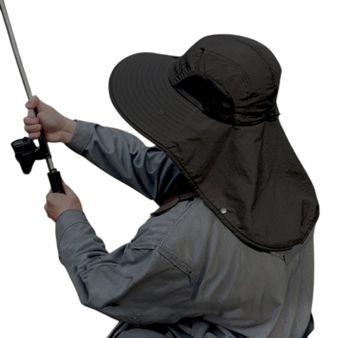 palarie soare unisex bor mare protectie uv outdoor drumetie pescuit vara plaja [6]