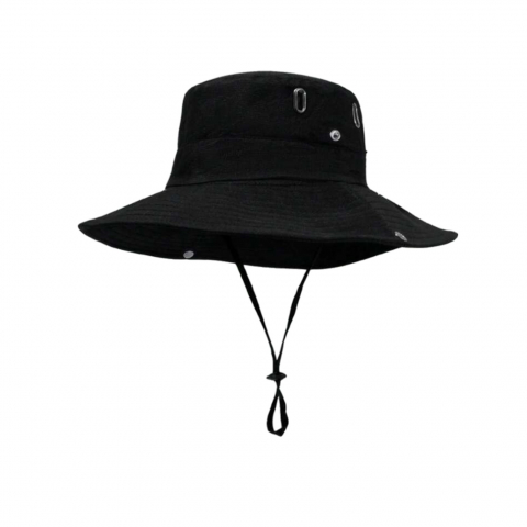 Palarie unisex bor mare 2-in-1, pliabila, protectie UV si vant, ajustabila [2]