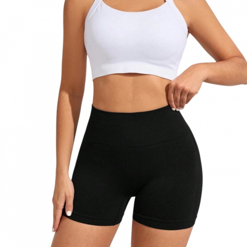 pantaloni-scurti-sport-femei-negru-talie-inalta-push-up [1]