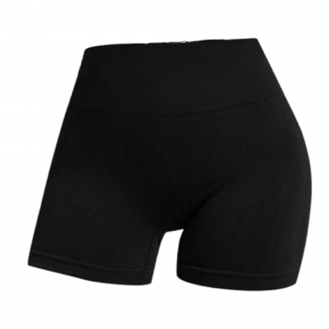 pantaloni-scurti-sport-femei-negru-talie-inalta-push-up [4]