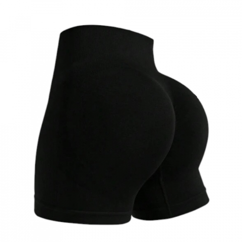 pantaloni-scurti-sport-femei-negru-talie-inalta-push-up [2]