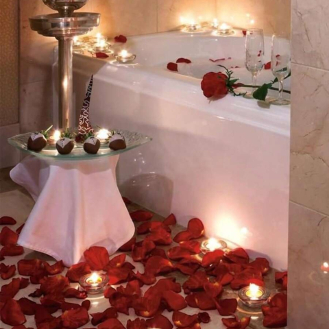 Petale Artificiale de Trandafir din Poliester Set 1000 Buc [3]