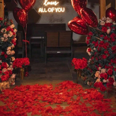 Petale Artificiale de Trandafir din Poliester Set 1000 Buc [7]