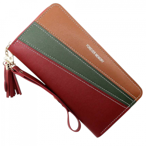 portofel-cu-fermoar-tip-poseta-design-elegant-si-casual-model-bloc-de-culori-ros [4]