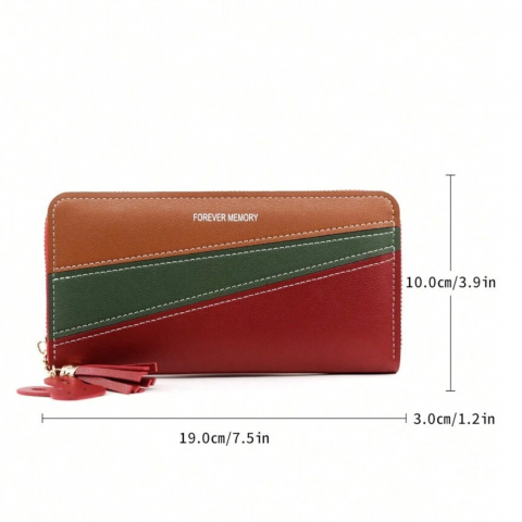 portofel-cu-fermoar-tip-poseta-design-elegant-si-casual-model-bloc-de-culori-ros [3]