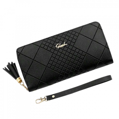 Portofele Femei - portofel-dama-cu-model-tip-poseta-din-piele-pu-capacitate-mare-suport-carduri-si