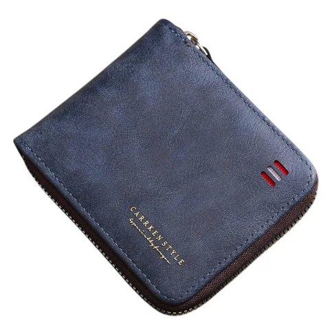 FASHION BARBATI - portofel-din-piele-cu-fermuar-pentru-barbati-stil-retro-albastru