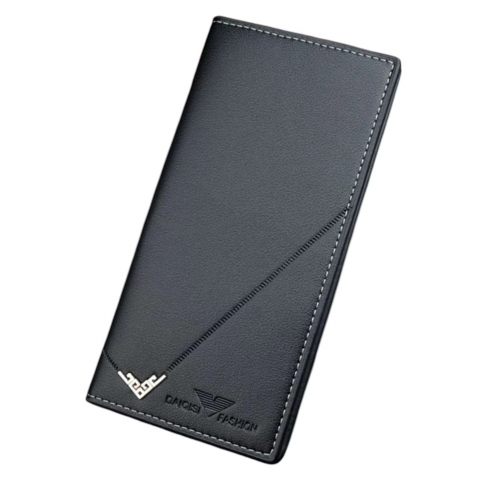 Portofele Pentru Barbati - portofel-vertical-unisex-bifold-din-piele-pu-elegant-si-practic