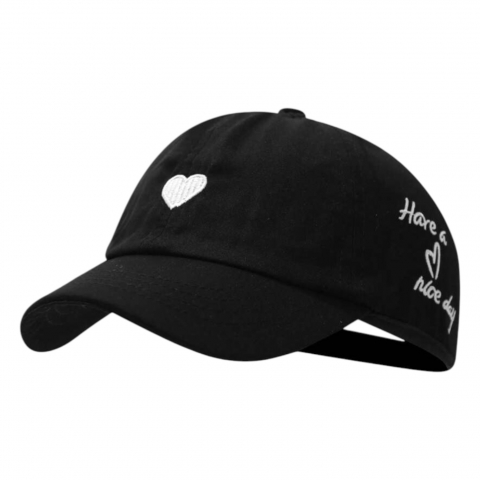 sapca dama baseball vara mesaj brodat inimioara [1]