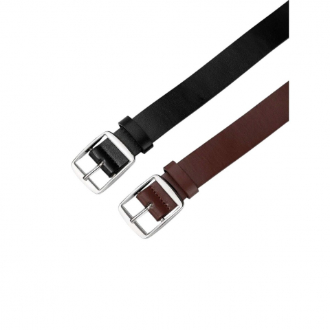 set-2-curele-barbati-negru-si-maro-piele-pu-casual-cu-catarama-patrata-decorativ [1]