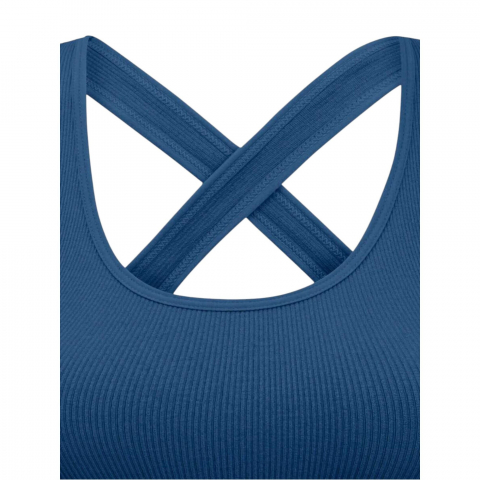Bustiera sport fara spate Criss Cross din material elastic [7]