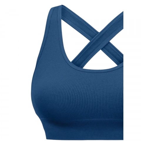 Bustiera sport fara spate Criss Cross din material elastic [4]