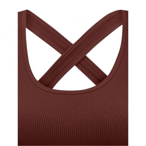 Bustiera sport fara spate Criss Cross din material elastic [9]