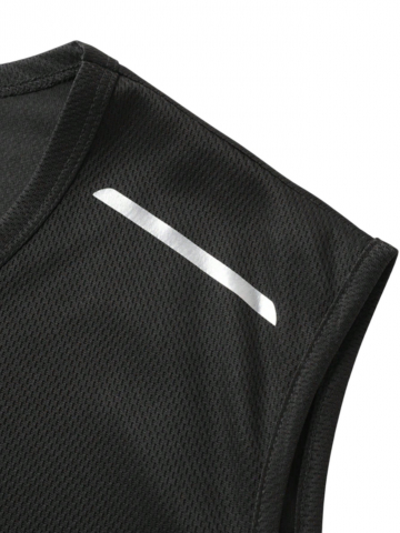 Set sport barbati 2 piese maiou si pantaloni scurti dubli respirabili [7]