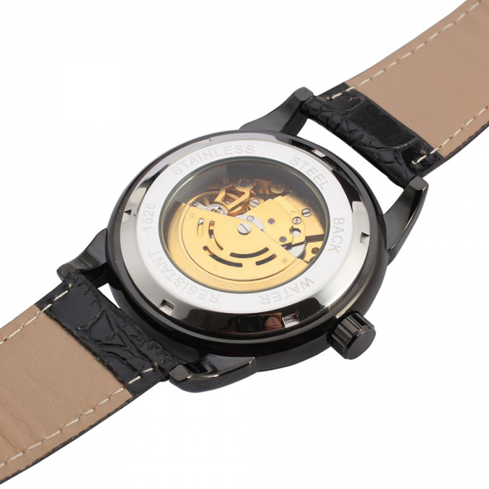 Ceas Luxury T-Winner, 5419,  Mecanic / Automat + Cutie , Geam Cristal Mineral / Hardlex BTG-WRG8097M3B1 [3]