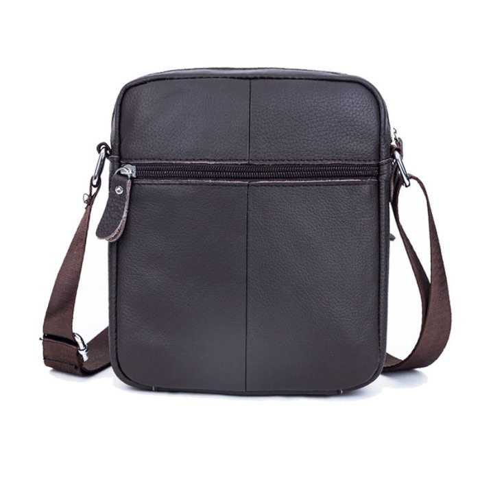 Geanta barbati, Miles GB4756, Piele Naturala, Negru, 21x20x7.5 CM [2]