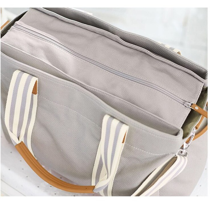 Geanta Bebe Avamsi LL-MF1801 tip rucsac scutece, Straight, incapatoare, impermeabila, versatila, ergonomica si sigura pentru mama, tata si copil [5]