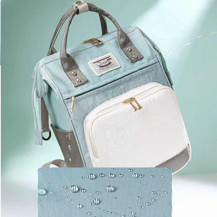Geanta Bebe Silvia MB09 tip rucsac scutece, Straight, incapatoare, impermeabila, versatila, ergonomica si sigura pentru mama, tata si copil, 40x29x18 cm [3]
