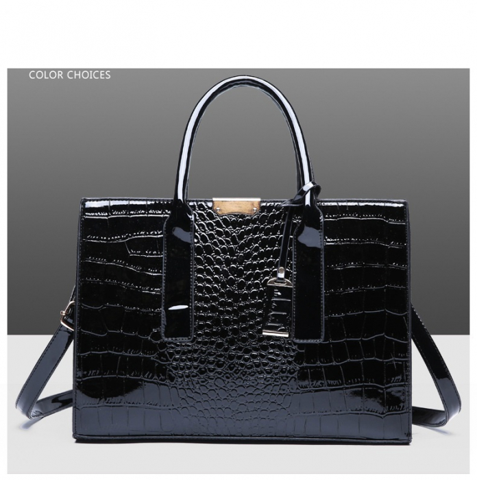 Geanta dama Atena,5044, Negru, 34x24x13 cm [6]