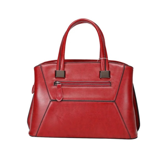 Geanta dama AVAMSI, SX-288, bareta pentru umar, Rosu, 30x20.5x16.5 cm [3]