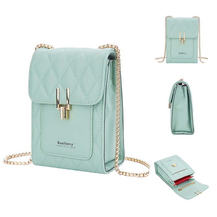 Geanta Dama, Baellerry, ZX-3247, Verde, 20x13x8 cm [2]