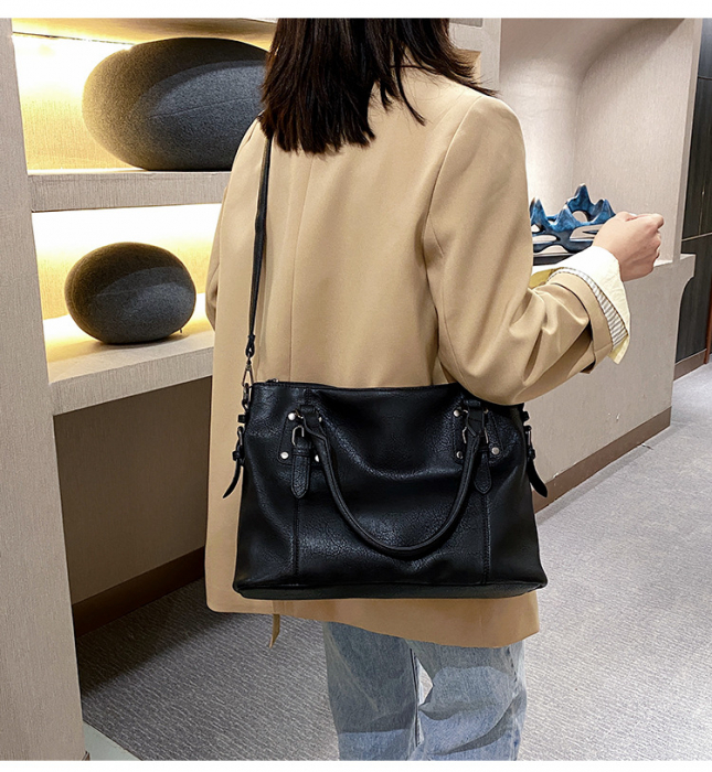 Geanta dama Kariel,5041, Negru, 35x25x13 cm [5]