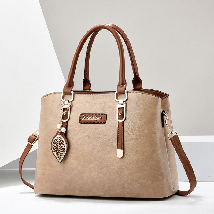 Geanta dama Lily,1041, Bej, 32x13x23 cm [2]
