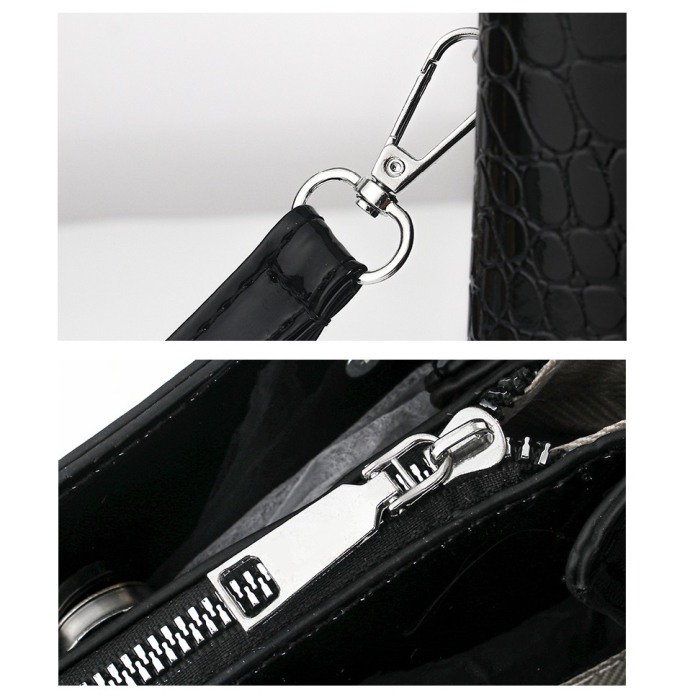 Geanta dama Talia, 6703, Negru, 26x12x28 cm [9]