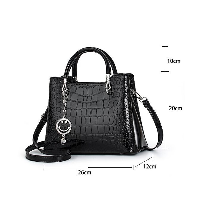 Geanta dama Talia, 6703, Negru, 26x12x28 cm [4]