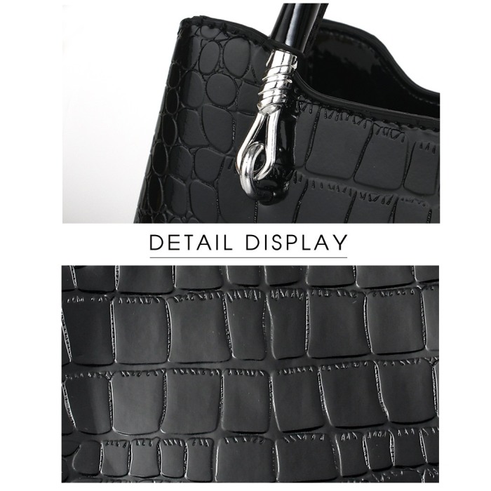Geanta dama Talia, 6703, Negru, 26x12x28 cm [8]