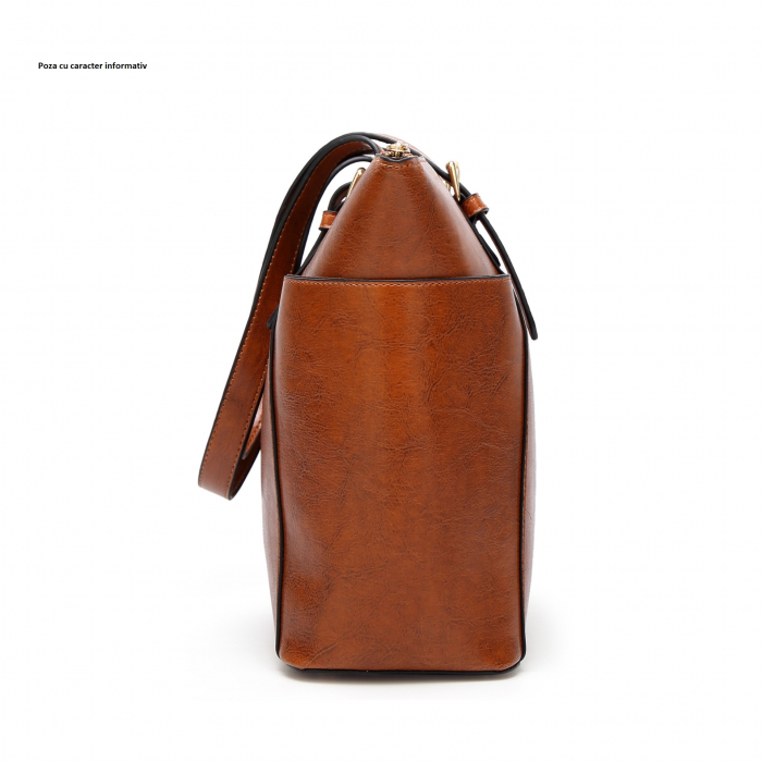 Geanta dama Valencia, 5042, Negru, 31x26x13 cm [4]