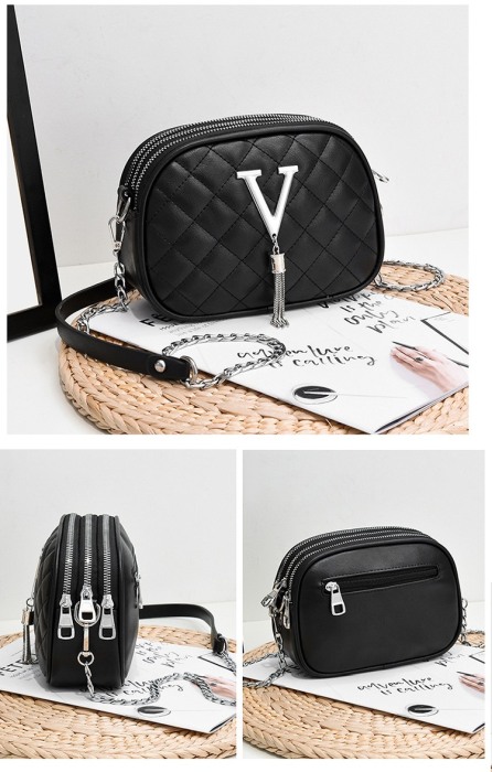 Geanta dama Vivian, 7777, Negru, 20x15x7 cm [3]