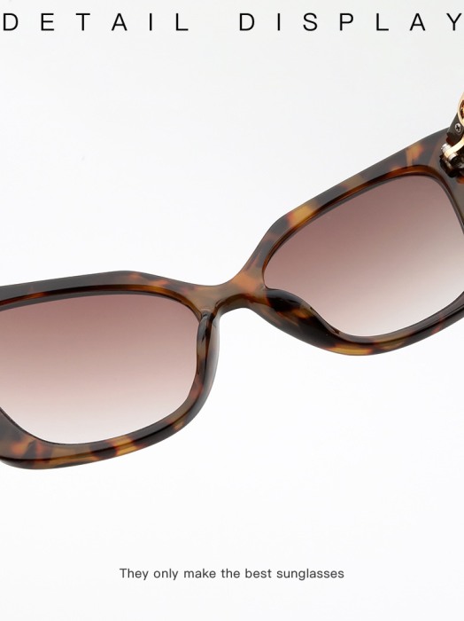 Ochelari de soare dama AVAMSI, Cat-Eye JF-2059, Maro [3]