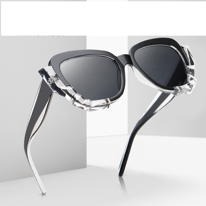 Ochelari de soare dama cat eye AVAMSI XFT-CT1712, Polarizati, Negru [4]