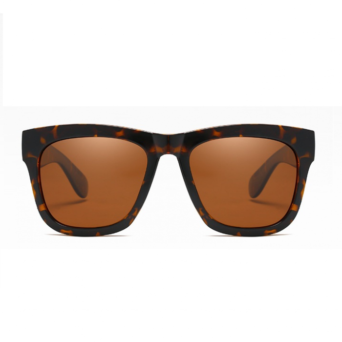 Ochelari de soare dama, Vilde 2404 Wayfarer, Polarizati,Protectie UV Maro-Leopard [2]